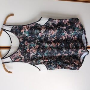 Lululemon Tank Sculpt II Dapple Daze Multi Floral Print 8 10